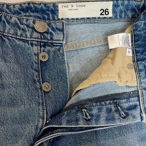 Rag & Bone Alex High Rise Straight 26 Color Lucy Below Waist Relaxed Thru Hips